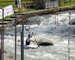 In 1972, an old canal was converted into a white-w In 1972, an old canal was converted into a white-water canoe course for the Olympic Games in Munich. It was the first white-water canoe course in the